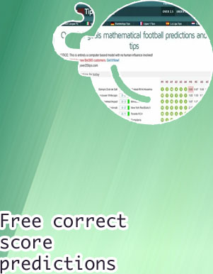 Correct soccer prediction tips