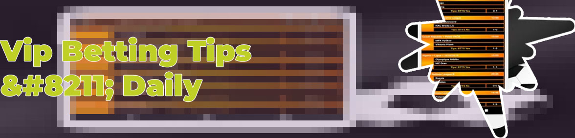 Vip football betting tips
